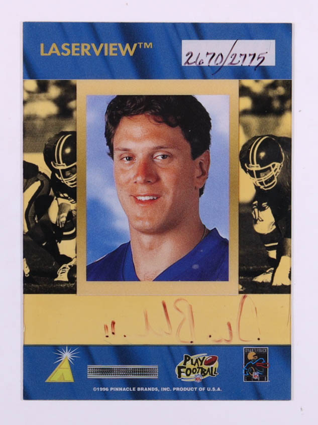 Drew Bledsoe 1996 Laser View Inscriptions #2 #2670/2775 at PristineAuction.com Drew Bledsoe 1996 Laser View Inscriptions #2 #2670/2775 at PristineAuction.com