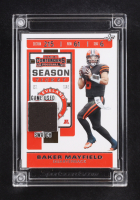 Baker Mayfield 2024 Jersey Fusion Contenders Game Used Swatch #BM1021 at PristineAuction.com
