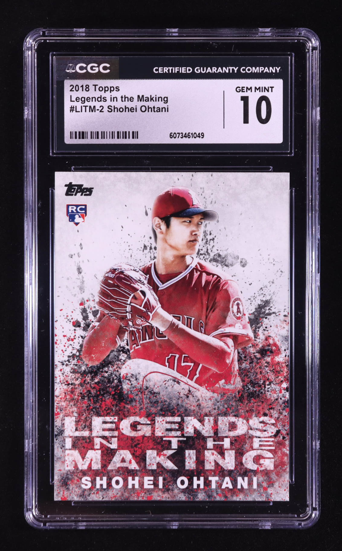 Shohei Ohtani 2018 Topps Legends in the Making Series 2 #LITM2 RC (CGC 10) at PristineAuction.com Shohei Ohtani 2018 Topps Legends in the Making Series 2 #LITM2 RC (CGC 10) at PristineAuction.com