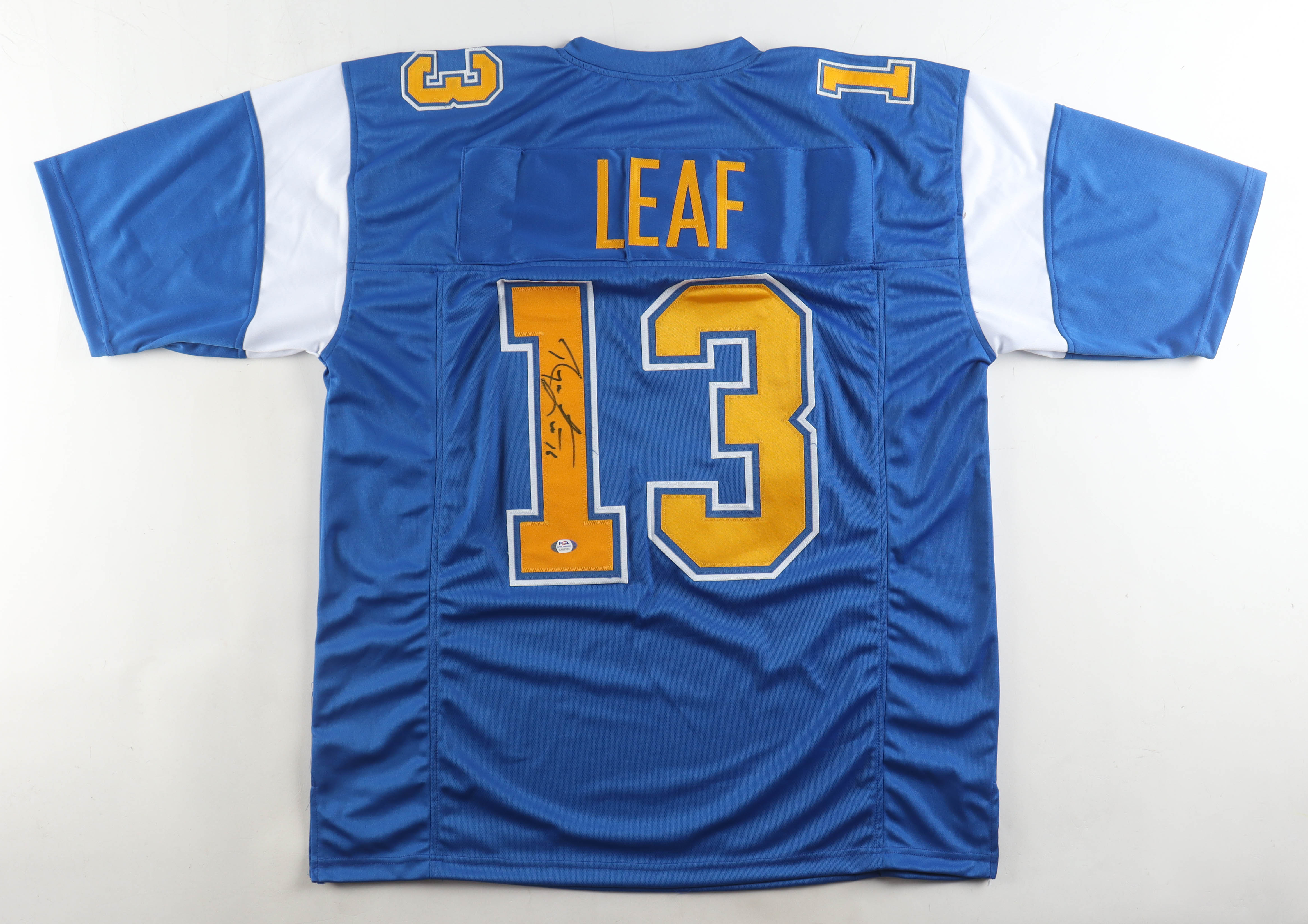 Ryan Leaf Signed Jersey (PSA) at PristineAuction.com Ryan Leaf Signed Jersey (PSA) at PristineAuction.com