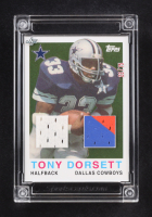 Tony Dorsett 2024 Jersey Fusion Topps Dual Patch Game Used Swatch #TD88 #22/75 at PristineAuction.com