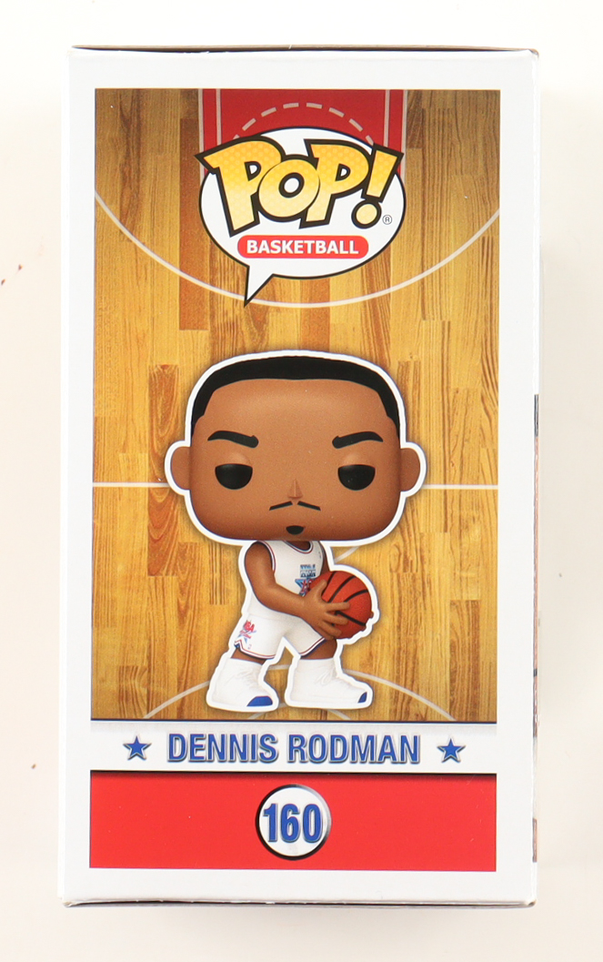 Dennis Rodman Signed "NBA All-Stars" #160 Funko Pop! Vinyl Figure Inscribed "HOF 2011" (Beckett) at PristineAuction.com Dennis Rodman Signed "NBA All-Stars" #160 Funko Pop! Vinyl Figure Inscribed "HOF 2011" (Beckett) at PristineAuction.com