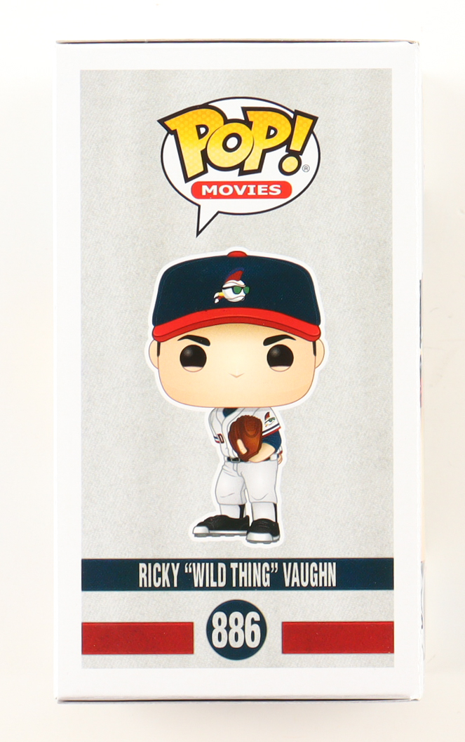 Charlie Sheen Signed "Major League" #886 Ricky 'Wild Thing' Vaughn Funko Pop! Vinyl Figure Inscribed "Wild Thing" (Beckett) at PristineAuction.com Charlie Sheen Signed "Major League" #886 Ricky 'Wild Thing' Vaughn Funko Pop! Vinyl Figure Inscribed "Wild Thing" (Beckett) at PristineAuction.com