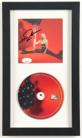 Avril Lavigne Signed "Love Sux" Custom Framed CD Insert (JSA) at PristineAuction.com