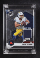 Justin Herbert 2022 Jersey Fusion Mosaic Game Used Swatch #JH20 at PristineAuction.com
