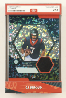C.J. Stroud 2024 TruSport Jumbo Trucreator Cracked Ice #9 #JC-CS JSY at PristineAuction.com