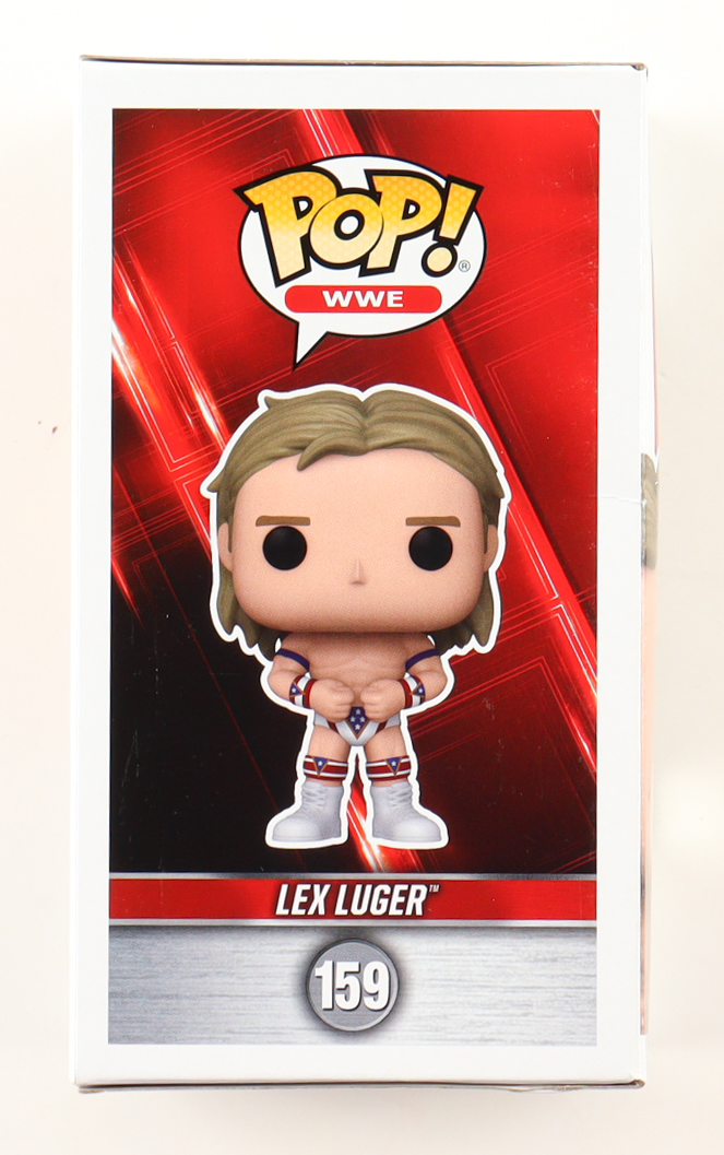 Lex Luger Signed WWE #159 Funko Pop! Vinyl Figure Inscribed "HOF 25" (Beckett) at PristineAuction.com Lex Luger Signed WWE #159 Funko Pop! Vinyl Figure Inscribed "HOF 25" (Beckett) at PristineAuction.com