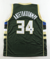 Giannis Antetokounmpo Signed Jersey (Beckett) at PristineAuction.com