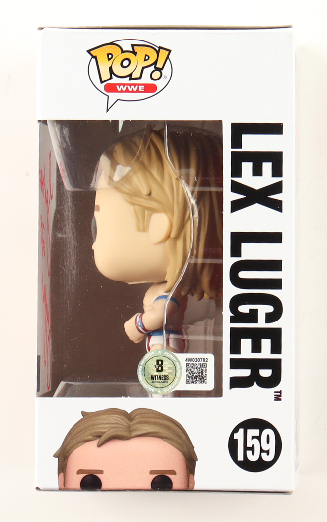 Lex Luger Signed WWE #159 Funko Pop! Vinyl Figure Inscribed "HOF 25" (Beckett) at PristineAuction.com Lex Luger Signed WWE #159 Funko Pop! Vinyl Figure Inscribed "HOF 25" (Beckett) at PristineAuction.com