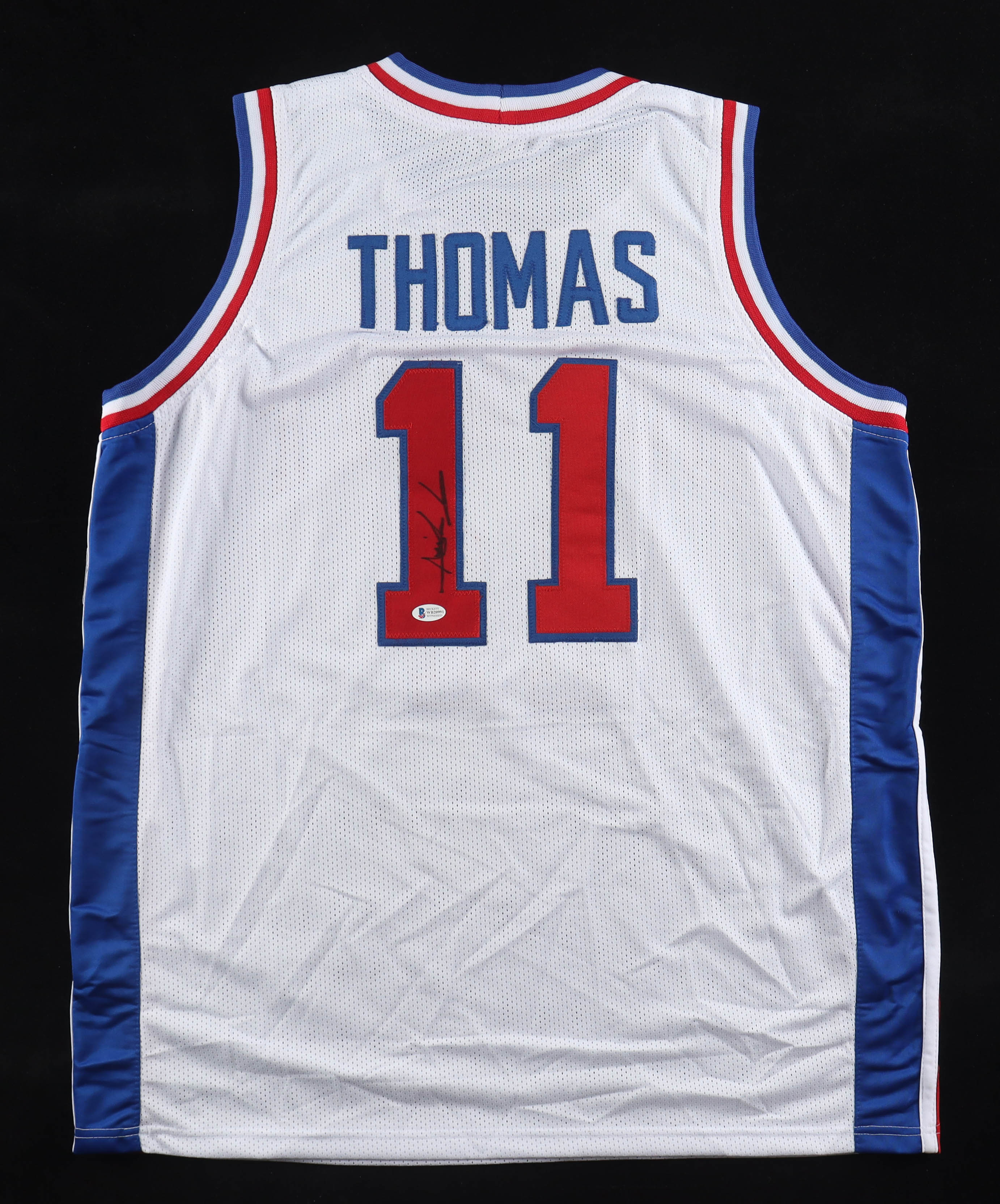 Isiah Thomas Signed Jersey (Beckett) at PristineAuction.com Isiah Thomas Signed Jersey (Beckett) at PristineAuction.com