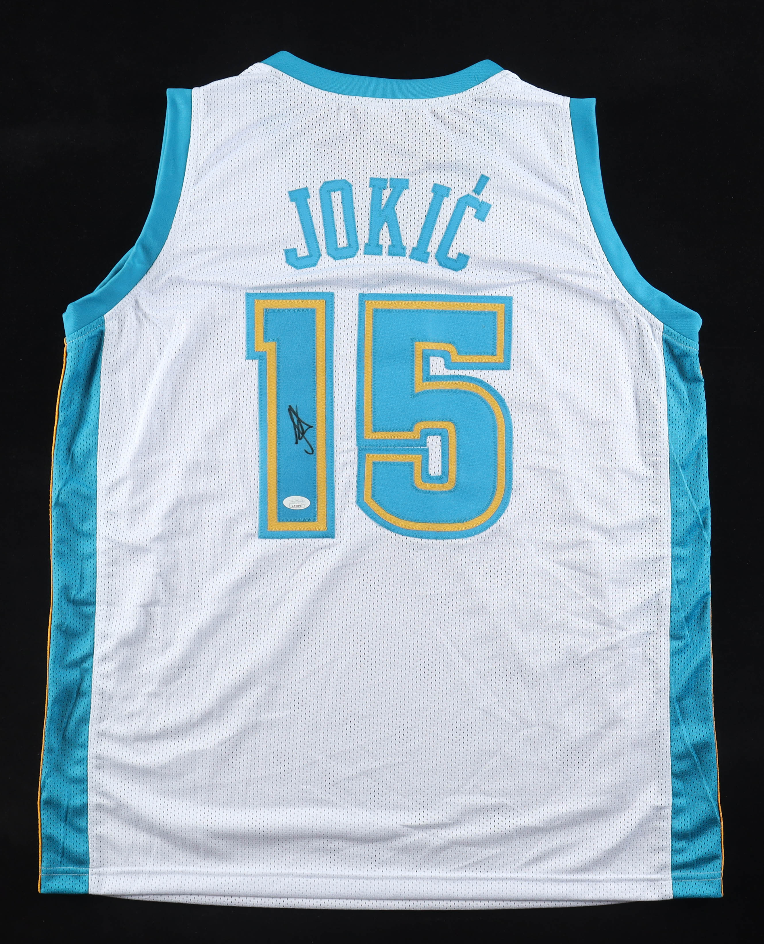 Nikola Jokic Signed Jersey (JSA) at PristineAuction.com Nikola Jokic Signed Jersey (JSA) at PristineAuction.com