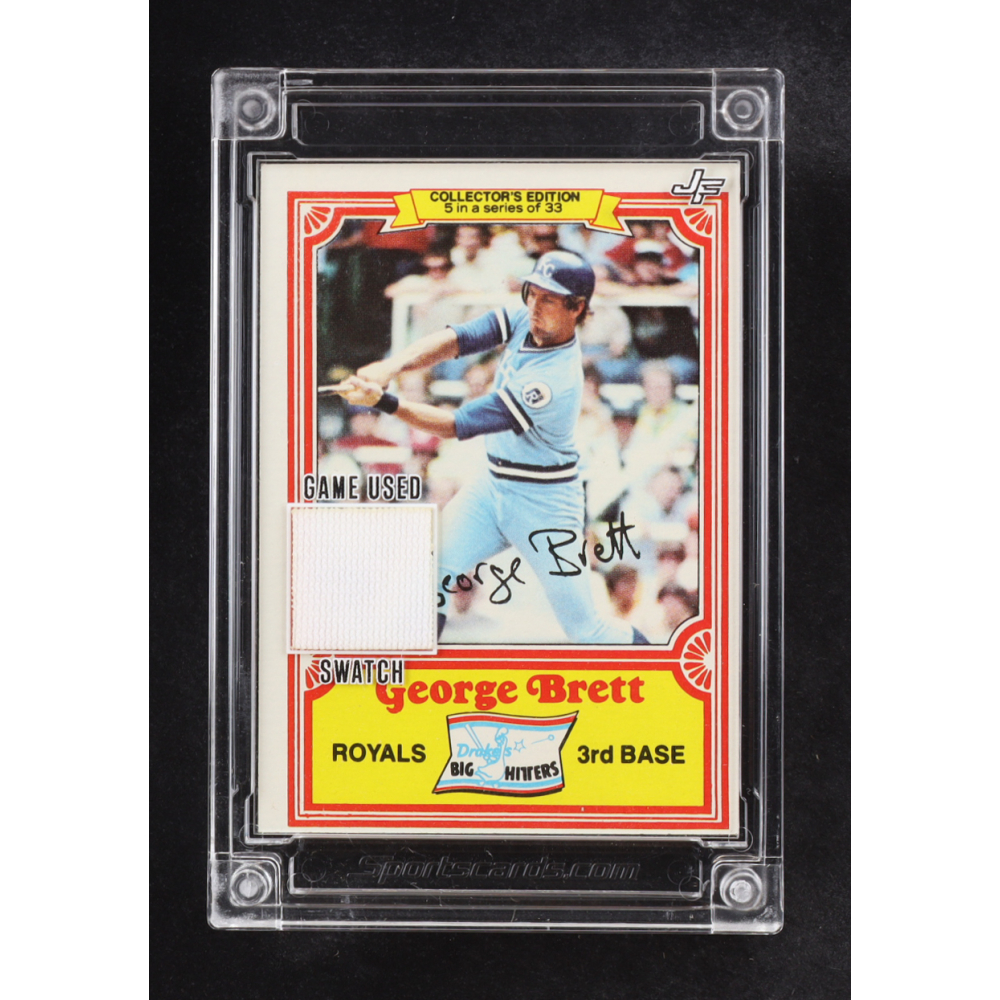 George Brett 2024 Jersey Fusion Collectors Edition Game Used Swatch #GB83 at PristineAuction.com