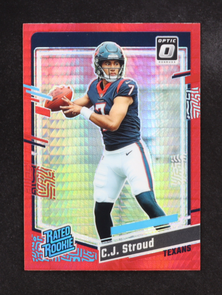 CJ Stroud 2023 Donruss Optic Red Hyper #244 RR RC
