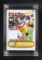 James Harrison 2024 Jersey Fusion Score Game Used Swatch #JH110 at PristineAuction.com