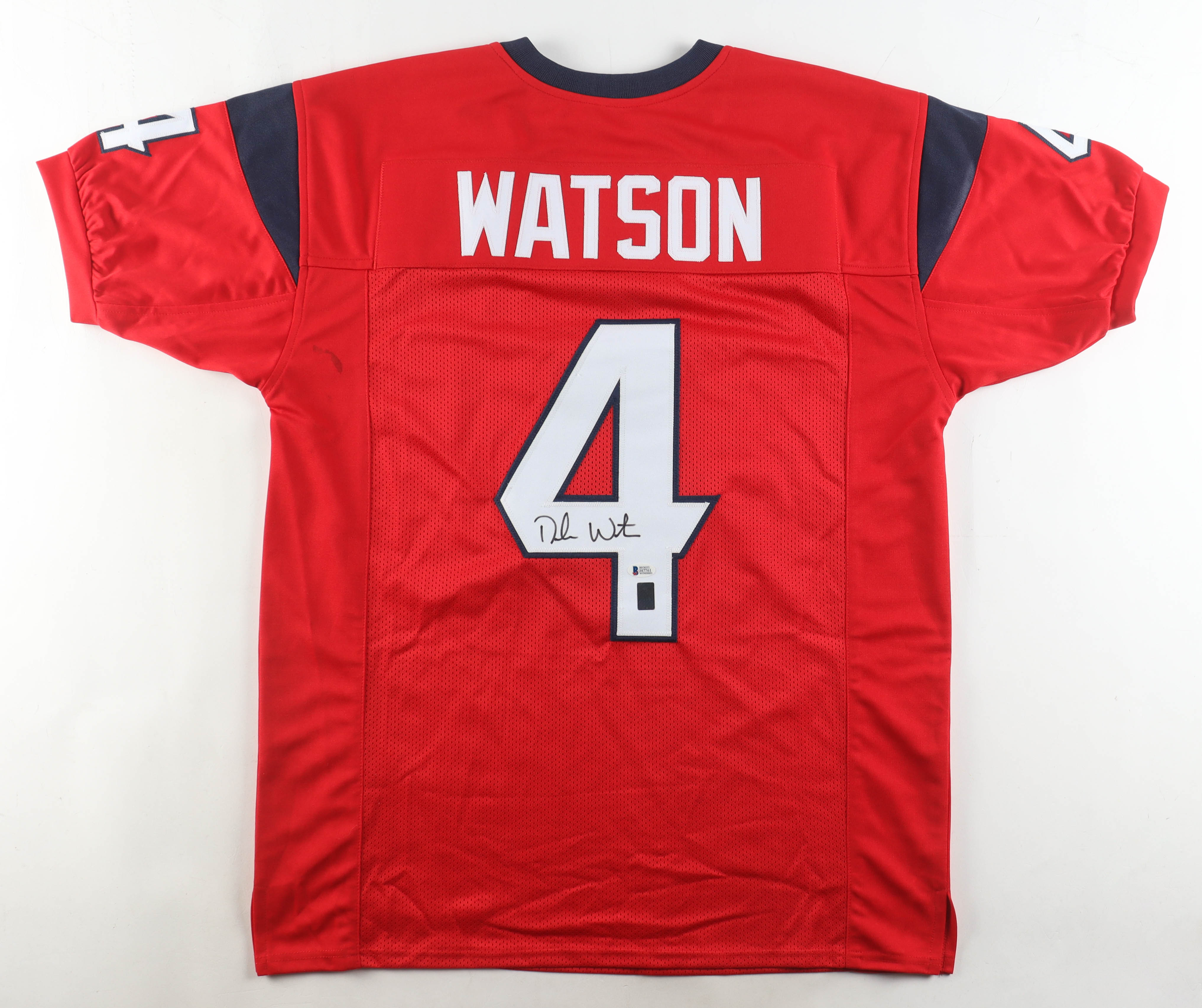 Deshaun Watson Signed Jersey (Beckett & Watson) at PristineAuction.com Deshaun Watson Signed Jersey (Beckett & Watson) at PristineAuction.com