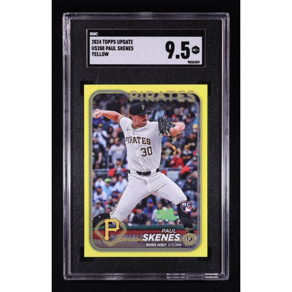 Paul Skenes 2024 Topps Update Yellow #US288 RC (SGC 9.5) at PristineAuction.com Paul Skenes 2024 Topps Update Yellow #US288 RC (SGC 9.5) at PristineAuction.com