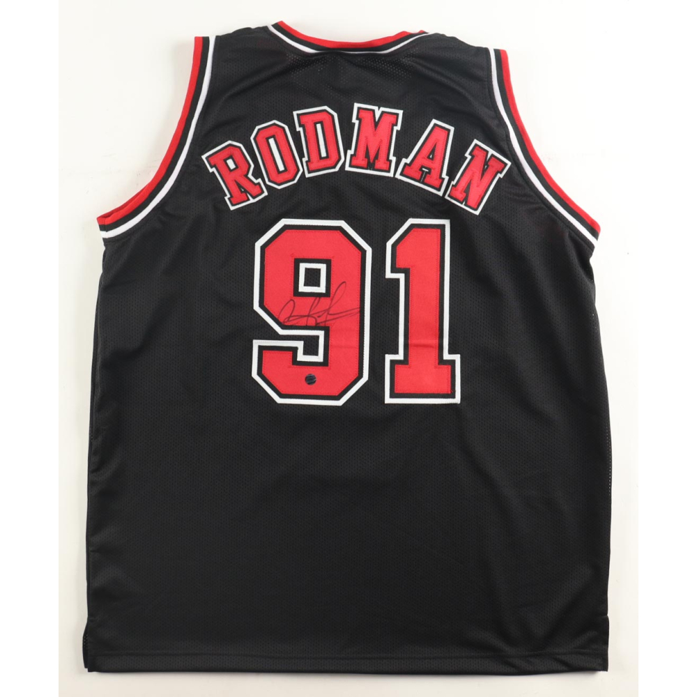 Dennis Rodman Signed Jersey (AWM) at PristineAuction.com