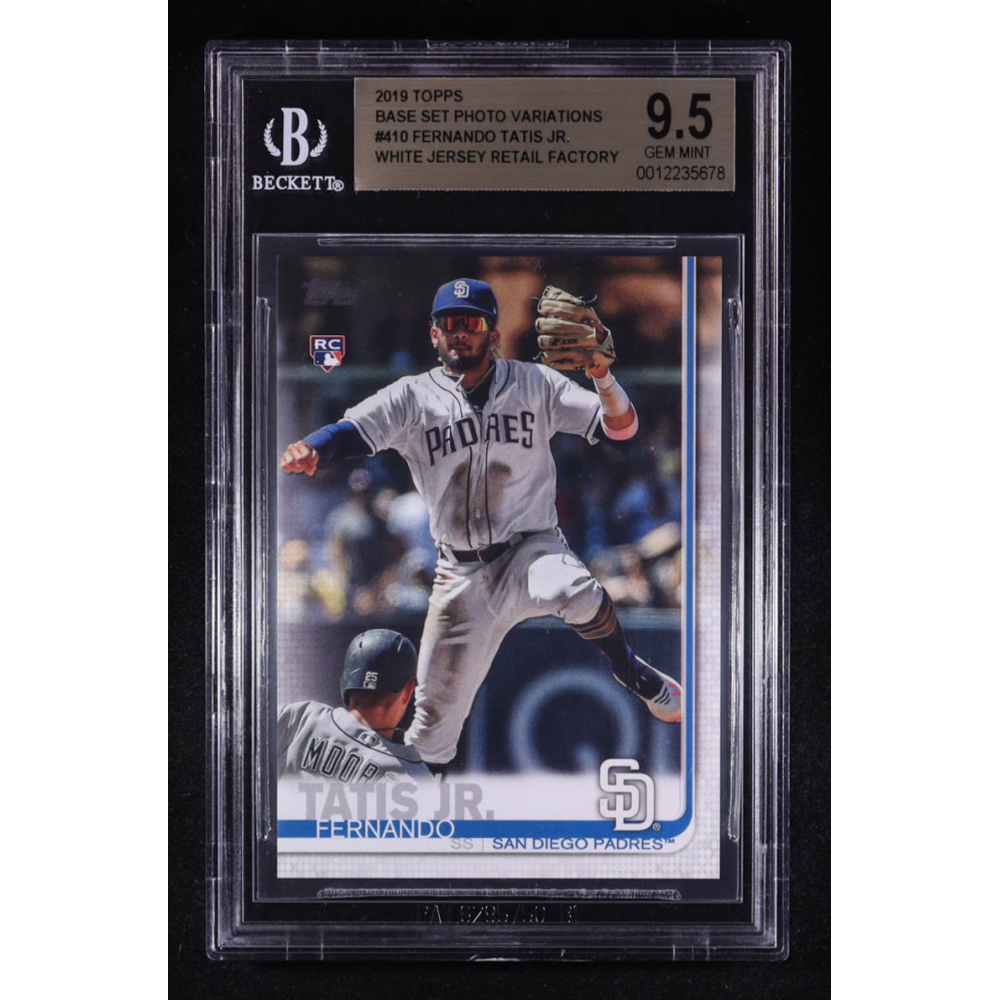 Fernando Tatis Jr. 2019 Topps Base Set Photo Variations #410 RC (BGS 9.5) at PristineAuction.com