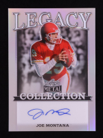 Joe Montana 2024 Leaf Metal Legacy Collection Silver Holo Autographs #BAJM10 #29/35 at PristineAuction.com