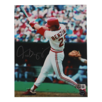 Todd Benzinger Signed Reds 8x10 Photo (Beckett) at PristineAuction.com