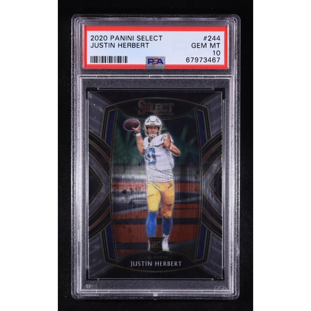 Justin Herbert 2020 Select #244 RC (PSA 10) at PristineAuction.com