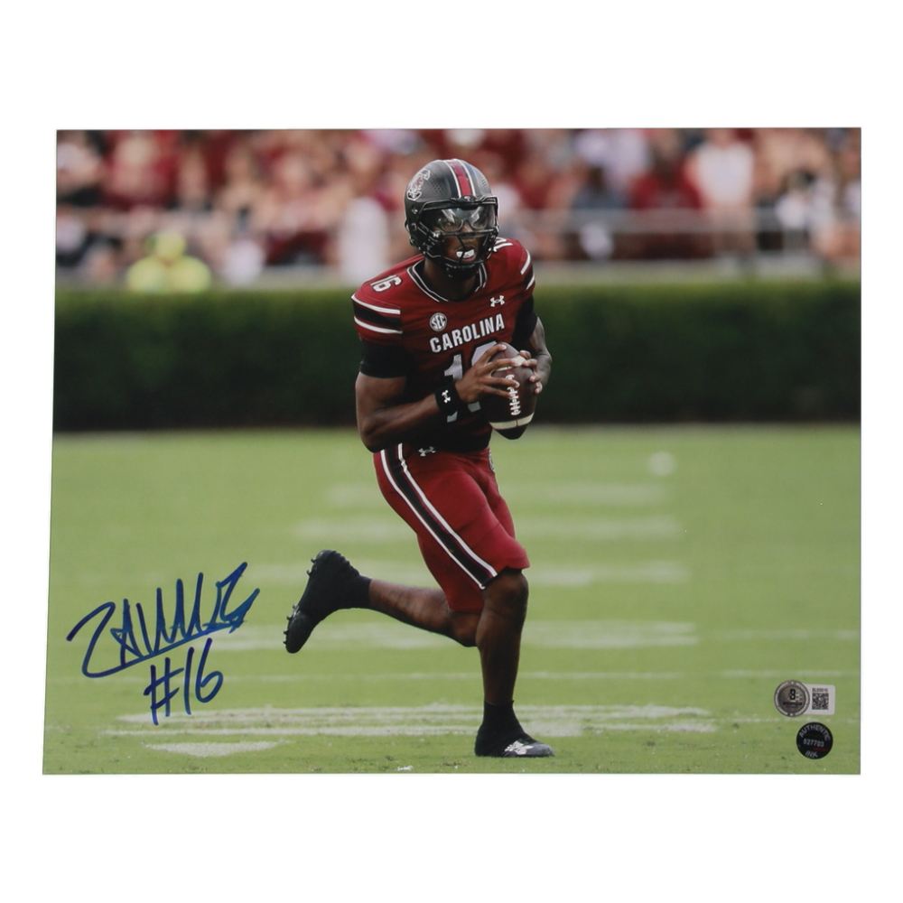 LaNorris Sellers Signed South Carolina Gamecocks 11x14 Photo (Beckett) at PristineAuction.com
