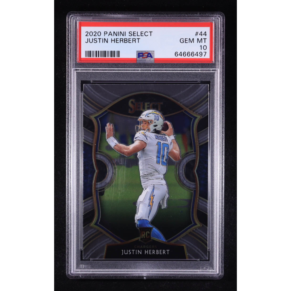 Justin Herbert 2020 Select #44 RC (PSA 10) at PristineAuction.com Justin Herbert 2020 Select #44 RC (PSA 10) at PristineAuction.com