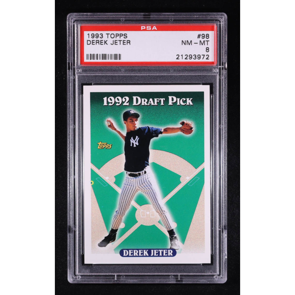 Derek Jeter 1993 Topps #98 RC (PSA 8) at PristineAuction.com Derek Jeter 1993 Topps #98 RC (PSA 8) at PristineAuction.com