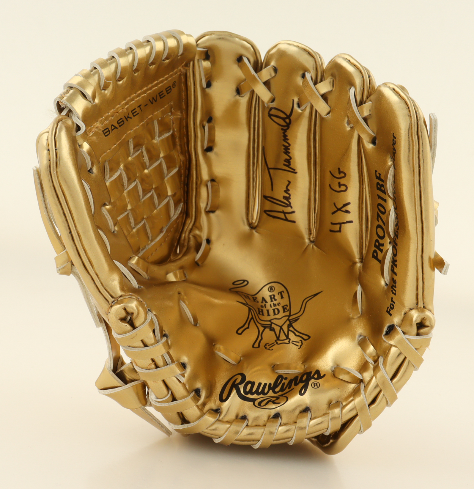 Alan Trammell Signed Rawlings Mini Golden Glove Inscribed "4x GG" (PSA) at PristineAuction.com Alan Trammell Signed Rawlings Mini Golden Glove Inscribed "4x GG" (PSA) at PristineAuction.com