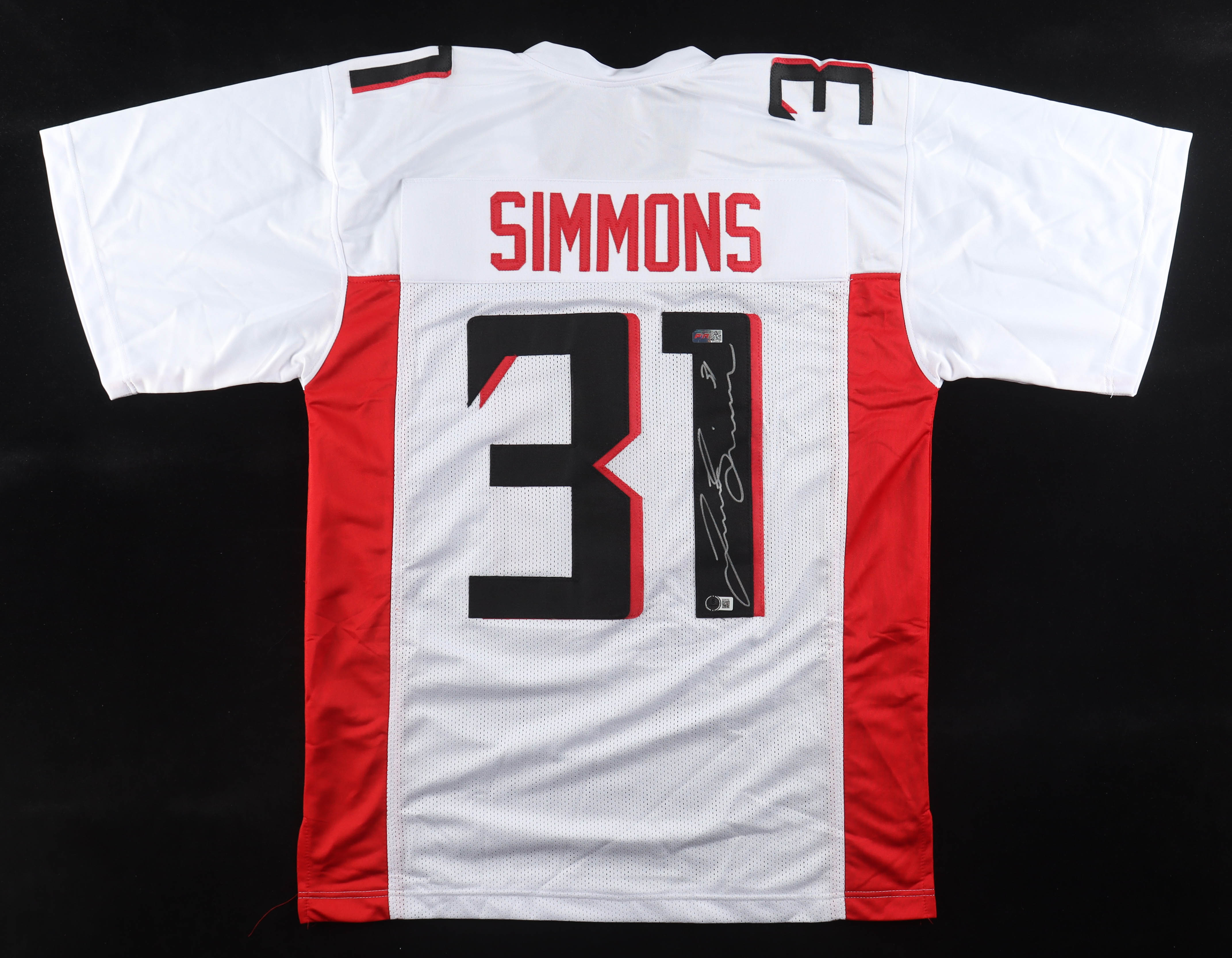 Justin Simmons Signed Jersey (Beckett) at PristineAuction.com Justin Simmons Signed Jersey (Beckett) at PristineAuction.com