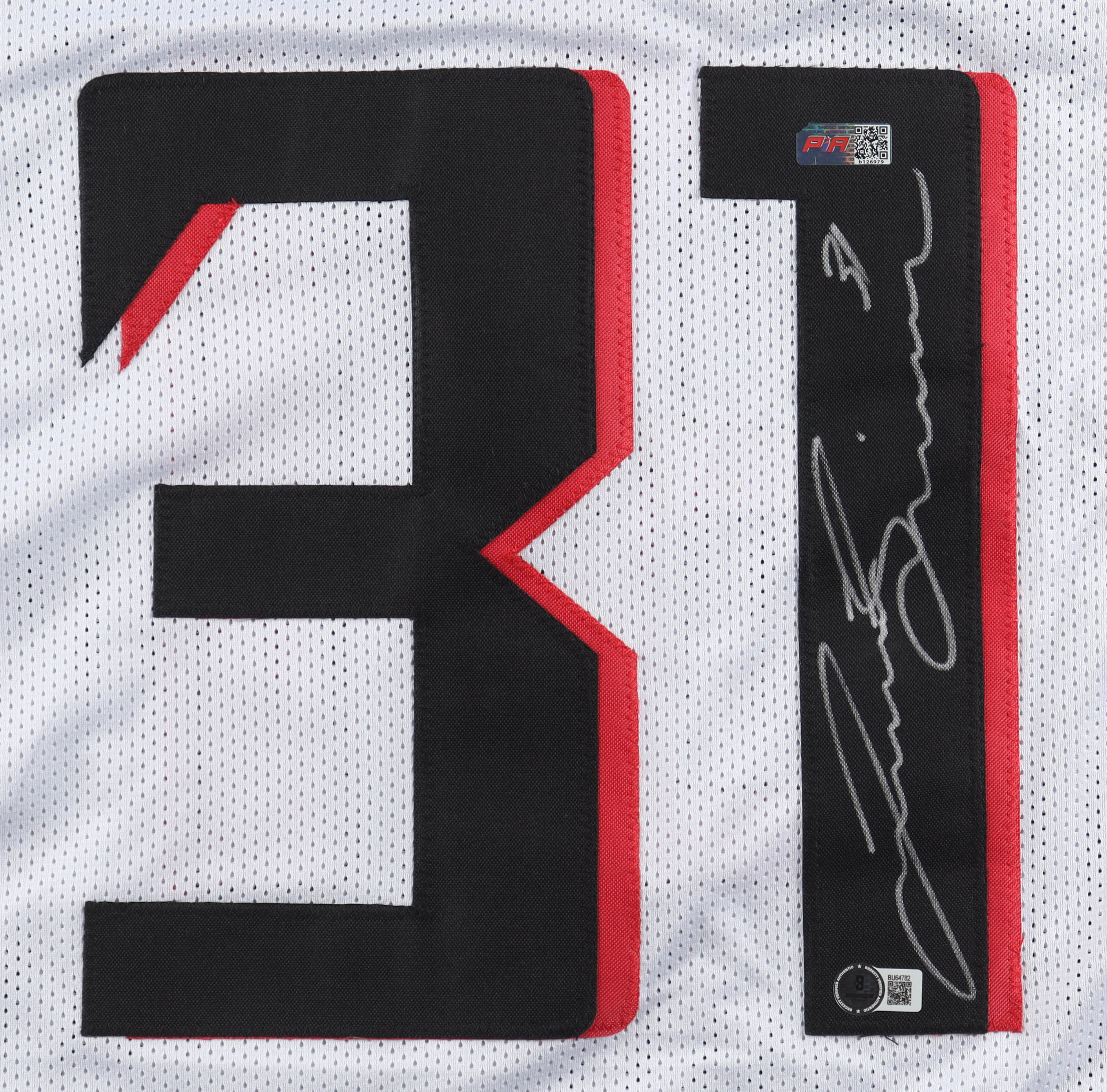 Justin Simmons Signed Jersey (Beckett) at PristineAuction.com Justin Simmons Signed Jersey (Beckett) at PristineAuction.com