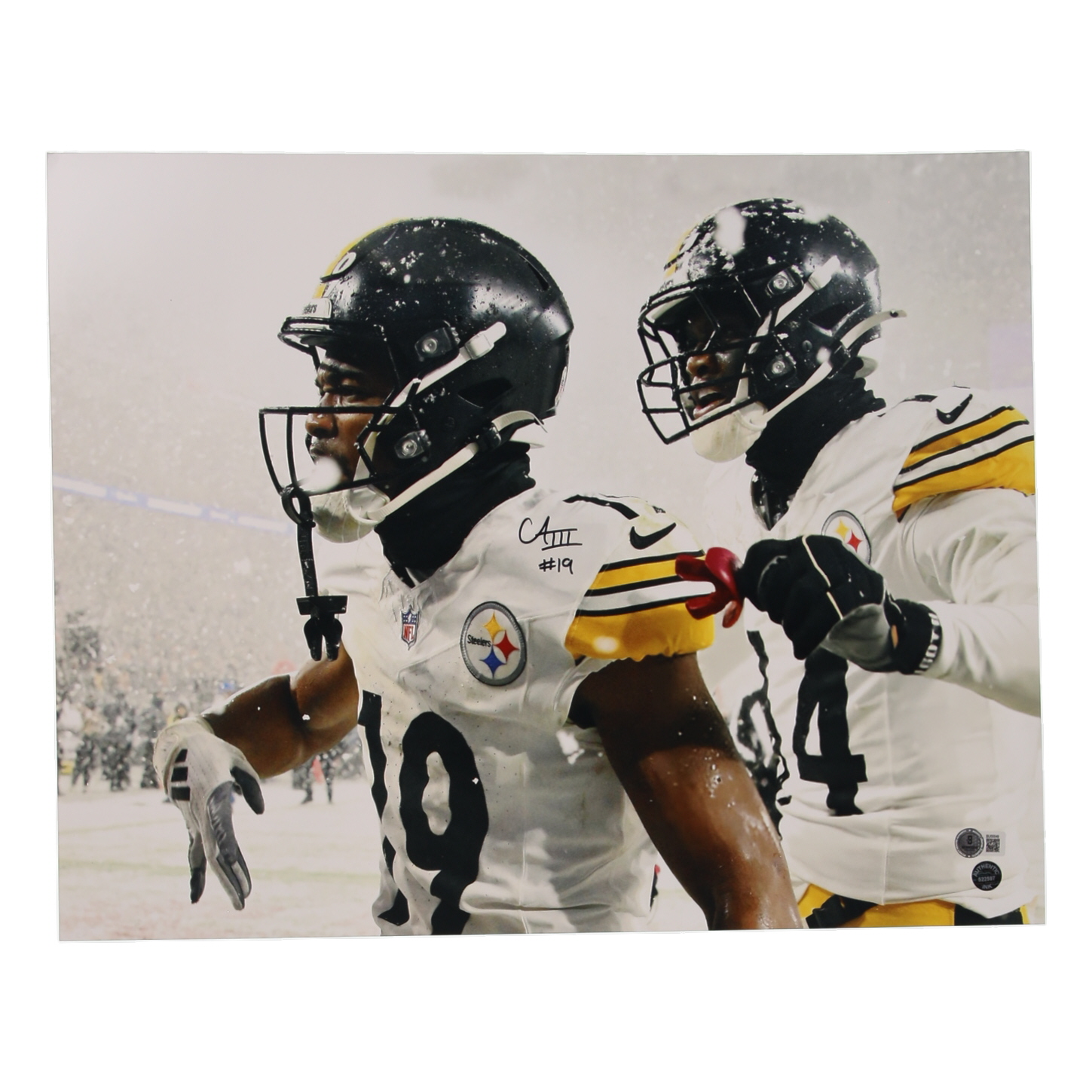 Calvin Austin III Signed Steelers 16x20 Photo (Beckett) at PristineAuction.com Calvin Austin III Signed Steelers 16x20 Photo (Beckett) at PristineAuction.com