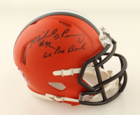 Michael Dean Perry Signed Browns Speed Mini Helmet Inscribed "6x Pro Bowl" (Beckett) at PristineAuction.com