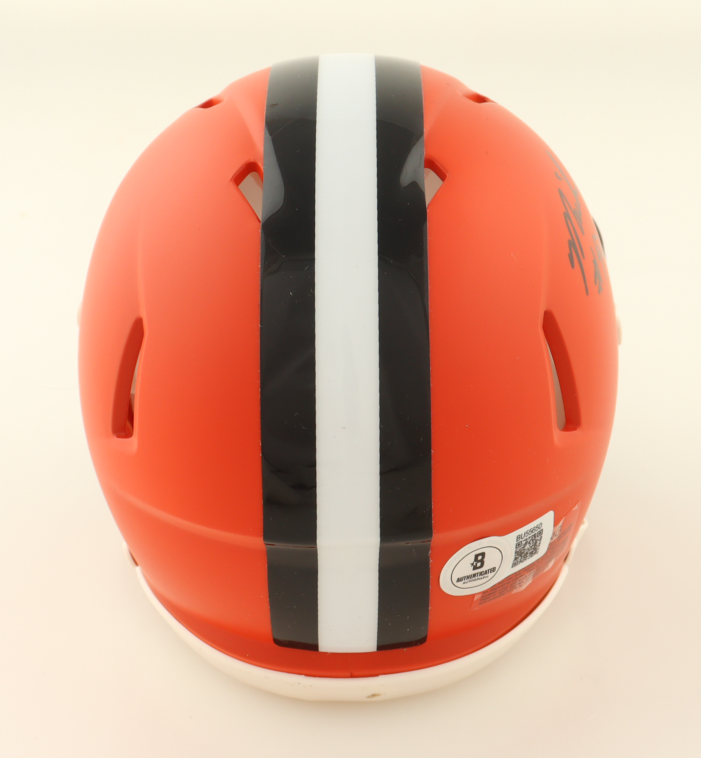 Michael Dean Perry Signed Browns Speed Mini Helmet Inscribed "6x Pro Bowl" (Beckett) at PristineAuction.com Michael Dean Perry Signed Browns Speed Mini Helmet Inscribed "6x Pro Bowl" (Beckett) at PristineAuction.com