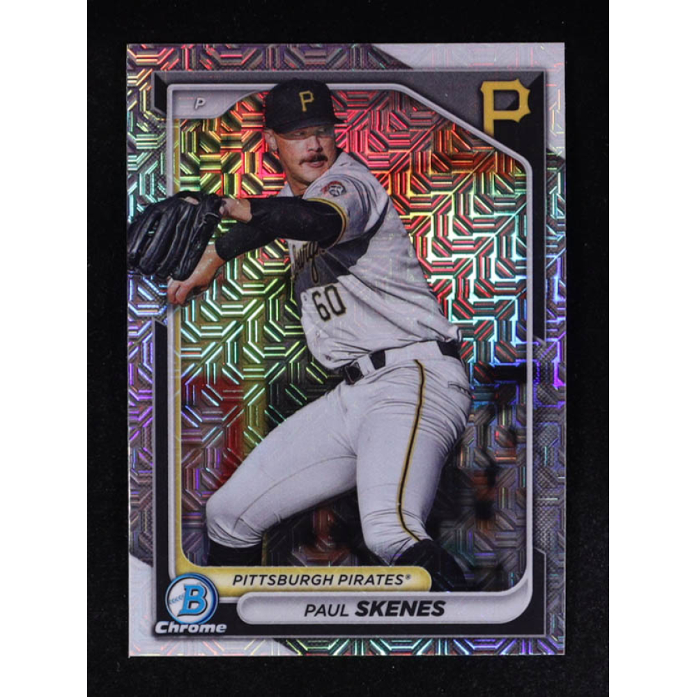 Paul Skenes 2024 Bowman Chrome Mega Box Prospects #BCP125 RC at PristineAuction.com