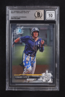 Fernando Tatis Jr. Signed 2017 Bowman Chrome Draft #BDC71 RC (Beckett | Auto Grade BGS 10) at PristineAuction.com