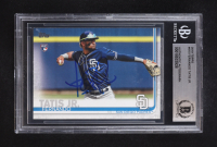 Fernando Tatis Jr. Signed 2019 Topps #410 RC (Beckett | Auto Grade BGS Authentic) at PristineAuction.com