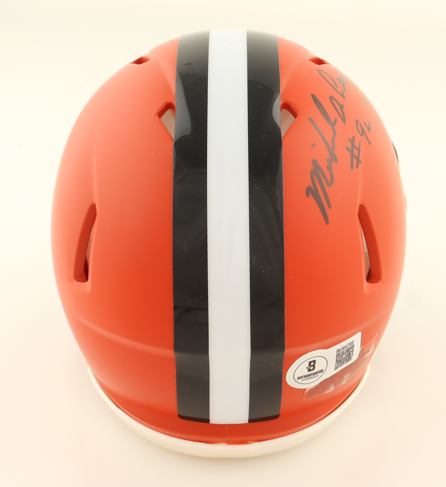 Michael Dean Perry Signed Browns Speed Mini Helmet (Beckett) at PristineAuction.com Michael Dean Perry Signed Browns Speed Mini Helmet (Beckett) at PristineAuction.com