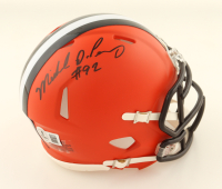 Michael Dean Perry Signed Browns Speed Mini Helmet (Beckett) at PristineAuction.com
