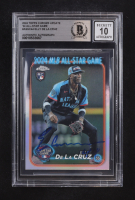 Elly De La Cruz Signed 2024 Topps Chrome Update '24 All-Star Game #ASGC44 RC (Beckett | Auto Grade BGS 10) at PristineAuction.com