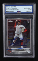Hunter Greene Signed 2022 Topps Chrome Update #USC191 RC (PSA) at PristineAuction.com