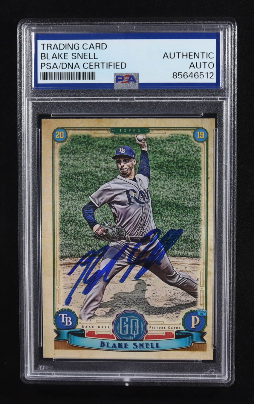 Blake Snell Signed 2019 Topps Gypsy Queen #101 (PSA) at PristineAuction.com Blake Snell Signed 2019 Topps Gypsy Queen #101 (PSA) at PristineAuction.com