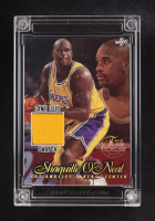 Shaquille O'Neal 2024 Jersey Fusion Flair Showcase Game Used Swatch #SO2000 at PristineAuction.com