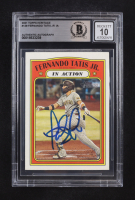 Fernando Tatis Jr. Signed 2021 Topps Heritage #138 IA (Beckett | Auto Grade BGS 10) at PristineAuction.com