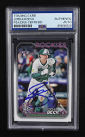 Jordan Beck Signed 2024 Topps Update #US269 RC (PSA) at PristineAuction.com