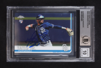 Fernando Tatis Jr. Signed 2019 Topps Chrome #203 RC (Beckett | Auto Grade BGS 10) at PristineAuction.com