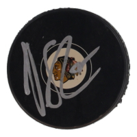 Viktor Stalberg Signed Blackhawks Logo Hockey Puck (JSA) at PristineAuction.com