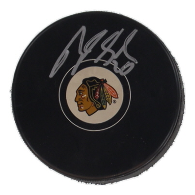 Brandon Saad Signed Blackhawks Logo Hockey Puck (JSA) at PristineAuction.com Brandon Saad Signed Blackhawks Logo Hockey Puck (JSA) at PristineAuction.com