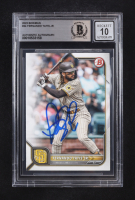 Fernando Tatis Jr. Signed 2022 Bowman #34 (Beckett | Auto Grade BGS 10) at PristineAuction.com
