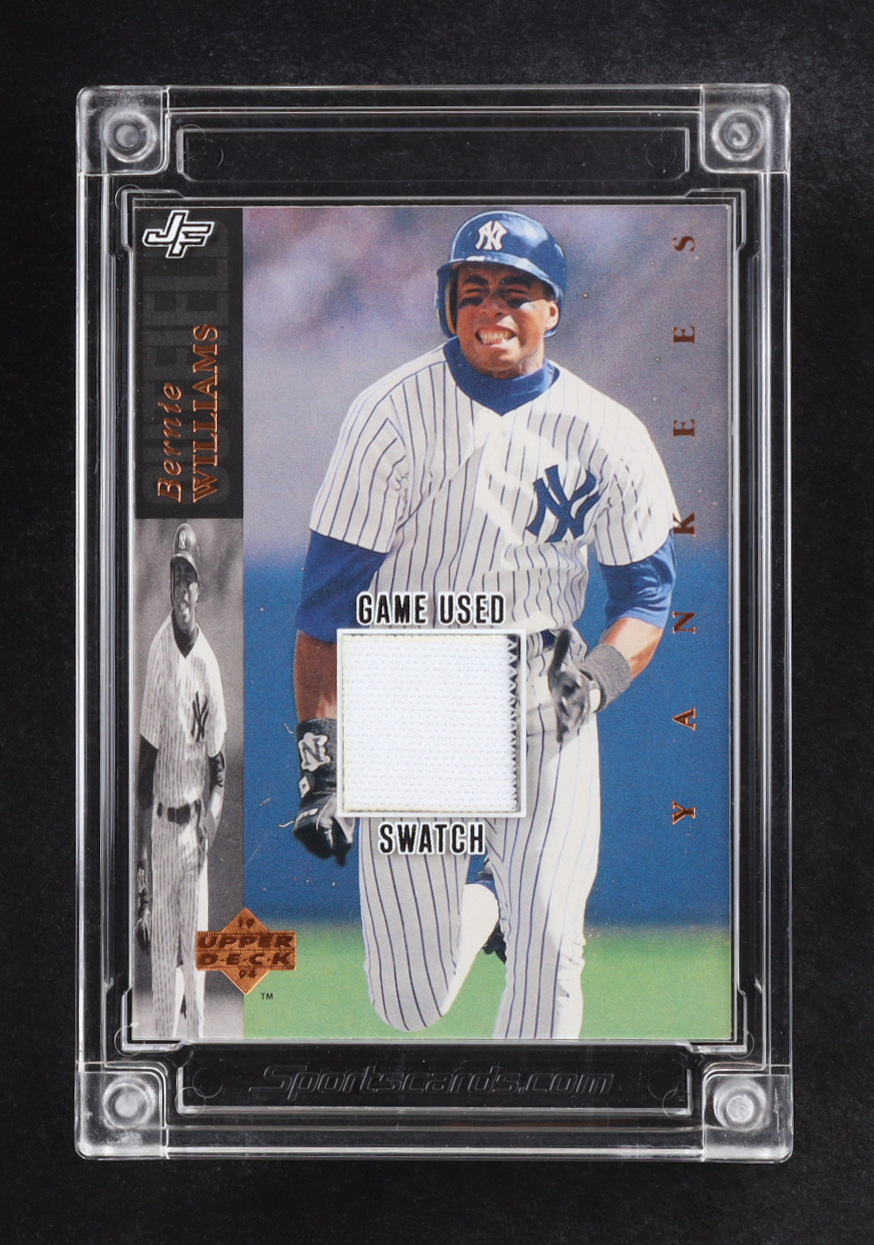 Bernie Williams 2024 Jersey Fusion Upper Deck Game Used Swatch #BW96 at PristineAuction.com Bernie Williams 2024 Jersey Fusion Upper Deck Game Used Swatch #BW96 at PristineAuction.com